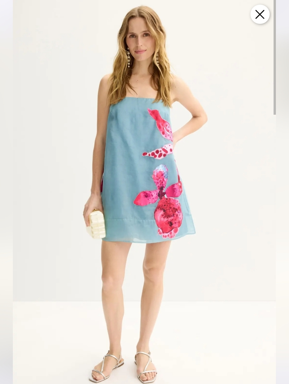 Amur Fran Mini Dress 100% Silk Size 4 MSRP $448